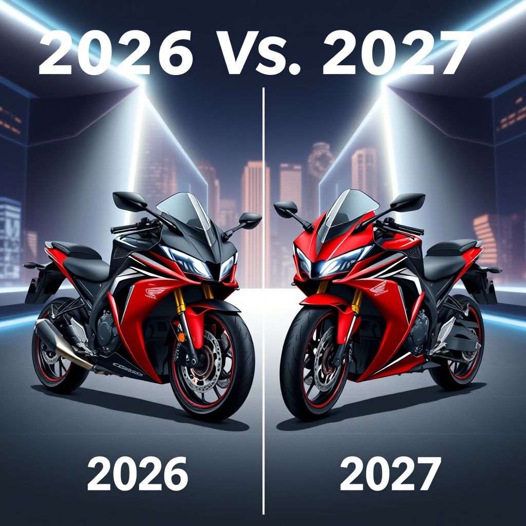 CBR650R ปี 2026 vs 2027: ความแตกต่างที่สำคัญ